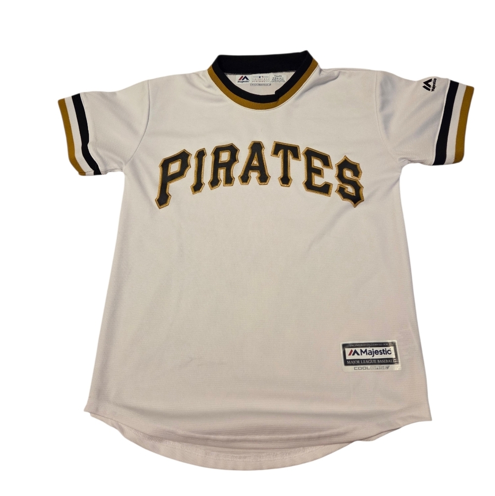 Majestic Mlb Pirates Retro Pullover Jersey